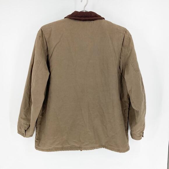 COLUMBIA Wool blend Lined Cotton Barn Coat Field Chore Jacket ranch country XL - Picture 2 of 11